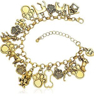 Bangle Bracelet Cross Leaf Moon Face